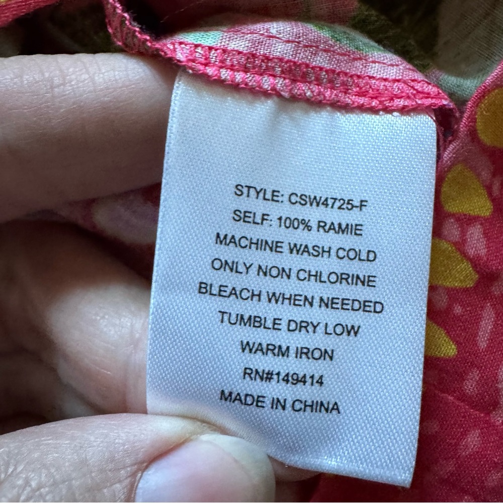 Johnny Was Rumba Maxi Dress Sz XL Patchwork Vacation NWT - Picture 15 of 15